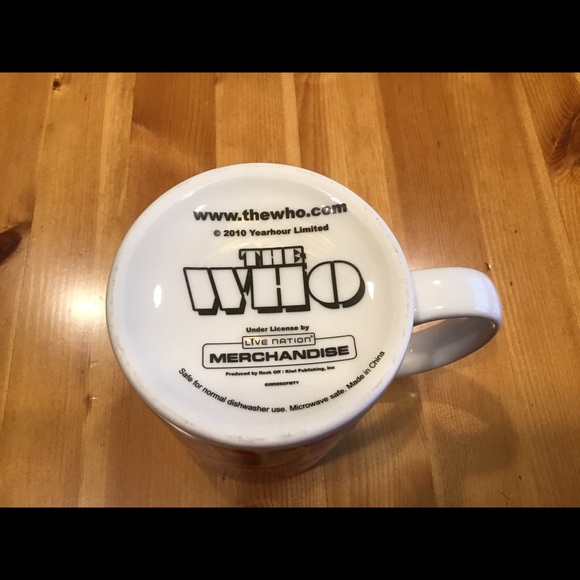 THE WHO MUG - Live Nation Tour Licensed Merch. - Picture 5 of 6